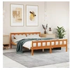 Image de Bedframe zonder matras massief grenenhout wasbruin 150x200 cm844398
