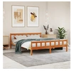 Image de Bedframe zonder matras massief grenenhout wasbruin 160x200 cm844399
