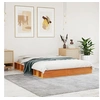Image de Bedframe zonder matras massief grenenhout wasbruin 120x200 cm844429