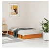 Image de Bedframe zonder matras massief grenenhout wasbruin 90x200 cm844431