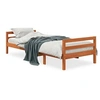 Image de Cadre de lit cire marron 80x200 cm bois de pin massif 844486