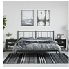 Image de Tables de Chevet 2 pcs, Armoires de Nuit avec Etagère Réglable, Tables de Nuit avec Rangement Chambre, Moderne, Noir 3211825