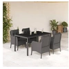 Image de Ensemble à Manger de Jardin avec Coussins 5 pcs, Table et Chaises de Patio, Meubles d'Extérieur Terrasse, Moderne, 3211850