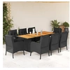 Image de 9-delige Tuinset poly rattan zwart3211897
