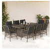 Image de 9-delige Tuinset met kussens poly rattan grijs3212061