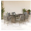 Image de 7-delige Tuinset met kussens poly rattan gemengd beige3212064