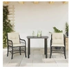 Image de Ensemble de Bistro avec Coussins 3 pcs, Table et Chaises de Jardin, Ensemble de Meubles d'Extérieur Balcon, Moderne, 3212089