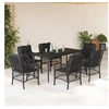 Image de Ensemble à Manger de Jardin avec Coussins 7 pcs, Table et Chaises de Patio, Meubles d'Extérieur Terrasse, Moderne, 3212100