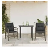 Image de Ensemble de Bistro avec Coussins 3 pcs, Table et Chaises de Jardin, Ensemble de Meubles d'Extérieur Balcon, Moderne, 3212124