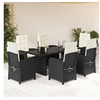 Image de Ensemble à Manger de Jardin avec Coussins 7 pcs, Table et Chaises avec Dossier Réglable, Meubles d'Extérieur Patio 3212248