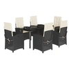 Image de Ensemble à Manger de Jardin avec Coussins 7 pcs, Table et Chaises avec Dossier Réglable, Meubles d'Extérieur Patio 3212305