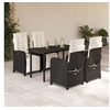 Image de Ensemble à Manger de Jardin avec Coussins 5pcs, Table et Chaise de Terrasse, Meubles de Patio, Mobilier d'Extérieur, 3212523
