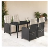 Image de Ensemble à Manger de Jardin avec Coussins 5 pcs, Table et Chaises de Patio, Meubles d'Extérieur Terrasse, Moderne, 3212524