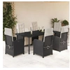 Image de Ensemble à Manger de Jardin avec Coussins 7 pcs, Table et Chaises de Patio, Meubles d'Extérieur Terrasse, Moderne, 3212526