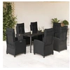 Image de Ensemble à Manger de Jardin avec Coussins 7 pcs, Table et Chaises avec Dossier Réglable, Meubles d'Extérieur, 3212757