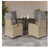 Image de 5-delige Tuinset met kussens poly rattan gemengd beige3212823