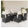 Image de Ensemble à Manger de Jardin avec Coussins 7 pcs, Table et Chaises avec Dossier Réglable, Meubles d'Extérieur, 3213112
