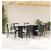 Image de Ensemble à Manger de Jardin avec Coussins 7pcs, Table et Chaise de Terrasse, Meubles de Patio, Mobilier d'Extérieur, 3213490