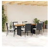 Image de Ensemble à Manger de Jardin avec Coussins 7pcs, Table et Chaise de Terrasse, Meubles de Patio, Mobilier d'Extérieur, 3213498