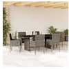 Image de Ensemble à Manger de Jardin avec Coussins 7 pcs, Table et Chaise de Terrasse, Meubles de Patio, Mobilier d'Extérieur, 3213508