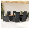 Image de Ensemble à Manger de Jardin avec Coussins 7pcs, Table et Chaise de Terrasse, Meubles de Patio, Mobilier d'Extérieur, 3213520
