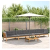 Image de Salon palette de jardin avec coussins 5pcs bois d'acacia massif 3209506