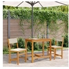Image de Ensemble de balcon avec coussins 3 pcs bois massif d'acacia, ensemble de meubles de jardin, ensemble de meubles de 365855