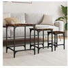 Image de Tables basses gigognes 3 pcs chêne fumé bois d'ingénierie838930