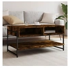 Image de Table basse chêne fumé 90x50x45 cm bois d'ingénierie838970