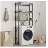 Image de Etagère de lave linge sonoma gris 67x25x163 cm bois ingénierie