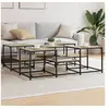 Image de Table basse chêne sonoma 121x121x40 cm bois d'ingénierie 839069