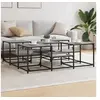 Image de Table basse sonoma gris 121x121x40 cm bois d'ingénierie 839071