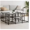 Image de Table basse sonoma gris 91x91x40 cm bois d'ingénierie 839076