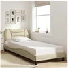 Image de Cadre de Lit sans Matelas Hvar, Lit Rembourré, Sommier à Lattes, Lit Simple, Lit Adulte de Chambre à Coucher 3207742