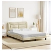 Image de Bedframe zonder matras stof cràmekleurig 140x190 cm3207770