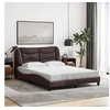 Image de Cadre de Lit sans Matelas Hvar, Lit Rembourré, Sommier à Lattes, Lit Double, Lit Adulte de Chambre à Coucher 3207775