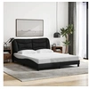 Image de Cadre de Lit sans Matelas Hvar, Lit Rembourré, Sommier à Lattes, Lit Double, Lit Adulte de Chambre à Coucher 3207781
