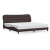 Image de Bedframe zonder matras stof donkerbruin 200x200 cm3207796