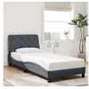 Image de Cadre de Lit sans Matelas, Lit Rembourré, Sommier à Lattes, Lit Simple, Lit Adulte de Chambre à Coucher Intérieur, 3207900