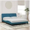 Image de Cadre de Lit sans Matelas, Lit Rembourré, Sommier à Lattes, Lit Double, Lit Adulte de Chambre à Coucher Intérieur, 3207933