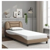 Image de Bedframe met hoofdbord kunstleer cappucinnokleurig 80x200 cm3207964