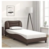 Image de Cadre de Lit sans Matelas Hvar, Lit Rembourré, Sommier à Lattes, Lit Simple, Lit Adulte de Chambre à Coucher 3207976