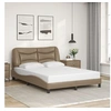 Image de Bedframe met hoofdbord kunstleer cappucinnokleurig 140x190 cm3207999