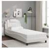 Image de Bedframe met hoofdbord kunstleer wit 80x200 cm3208055