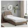 Image de Bedframe met hoofdbord kunstleer cappucinnokleurig 90x190 cm3208153