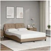 Image de Bedframe met hoofdbord kunstleer cappucinnokleurig 140x190 cm3208181