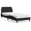 Image de Bed met matras stof zwart 90x190 cm3208306