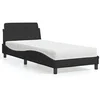 Image de Bed met matras fluweel zwart 90x200 cm3208333