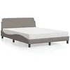 Image de Bed met matras stof taupe 120x200 cm3208368