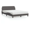 Image de Lit avec matelas gris 120x200 cm similicuir 3208380